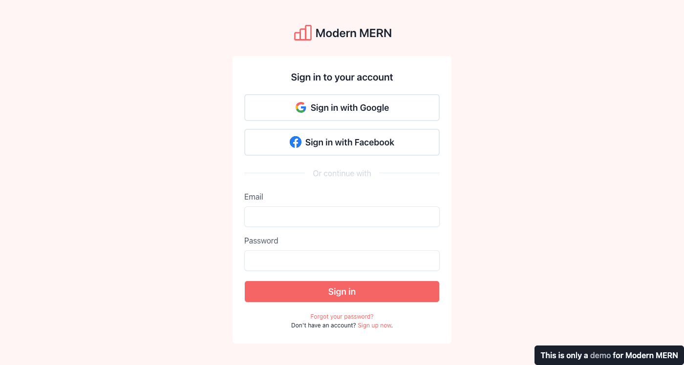 Node.js SaaS Starter kit login