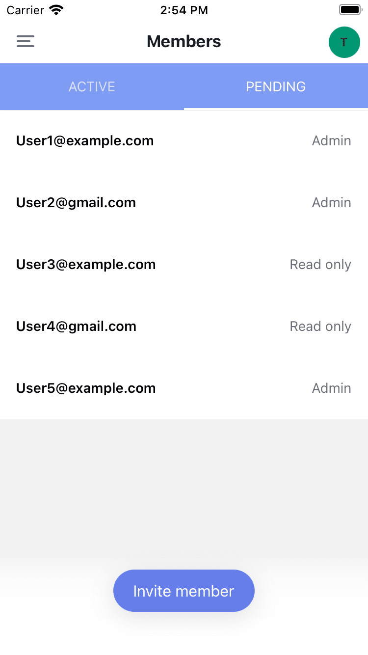 React Native Boilerplate Multi Tenancy